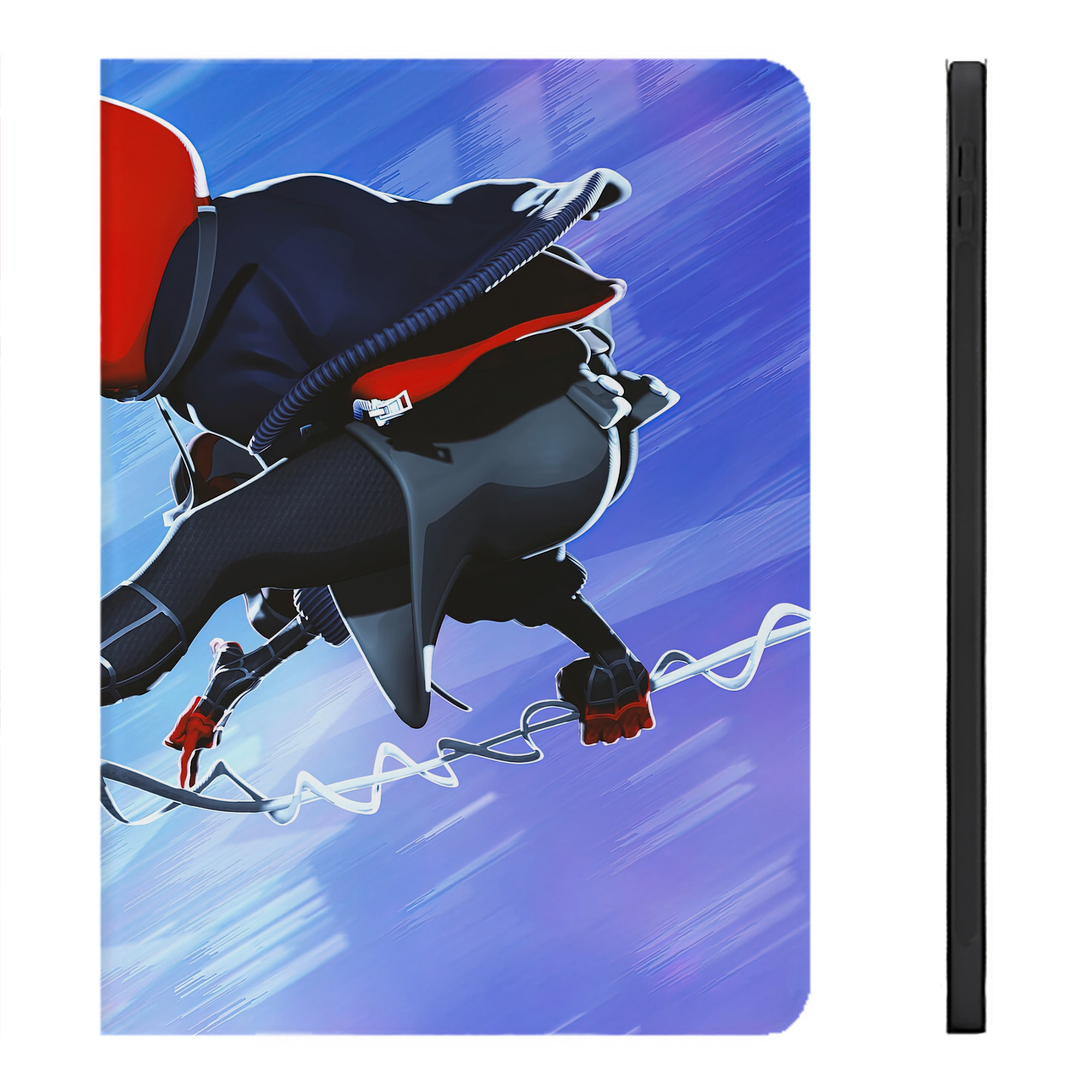 （画像用） Spider Man スパイダーマン IPadケース ペンホルダー付き ブックスタイルデザイン